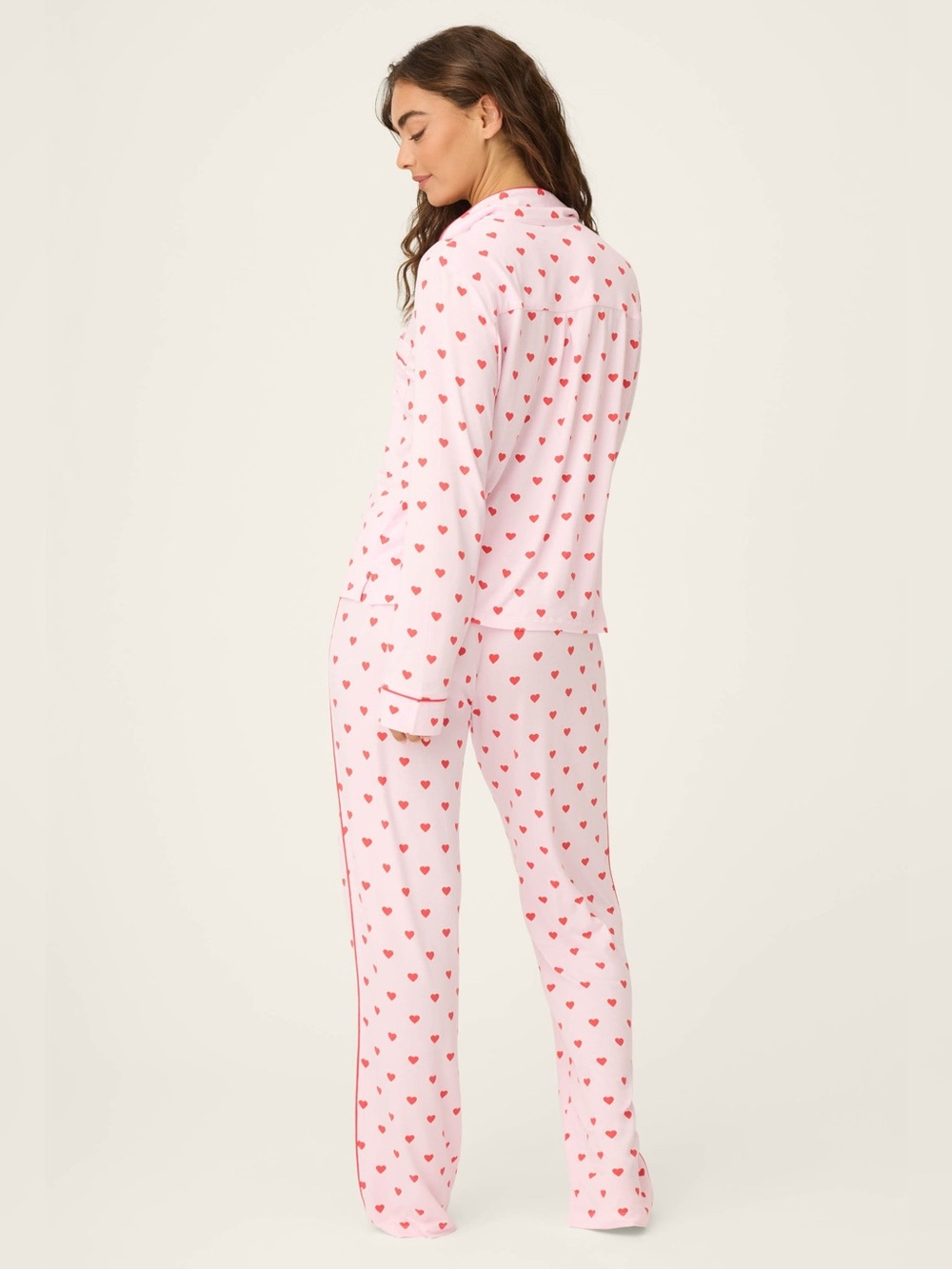 NWOT | PJ Salvage | Wildest Dream Heart Pajama Set | Pink | Size M - Picture 4 of 11